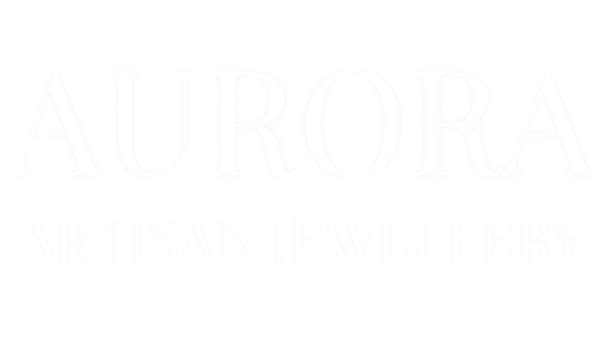 AURORA ARTISAN JEWELLERY LOGO WHITE ON BLACK TRANSPARENT BACKGROUND