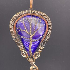 Hand Wrapped Copper Wire Botswana Agate With Druzy Tree of Life Pendant 1 scaled - Hand Wrapped Copper Wire Botswana Agate With Druzy Tree of Life Pendant, 1 - Hand Wrapped Copper Wire Botswana Agate With Druzy Tree of Life Pendant, 1 - AURORA ARTISAN JEWELLERY